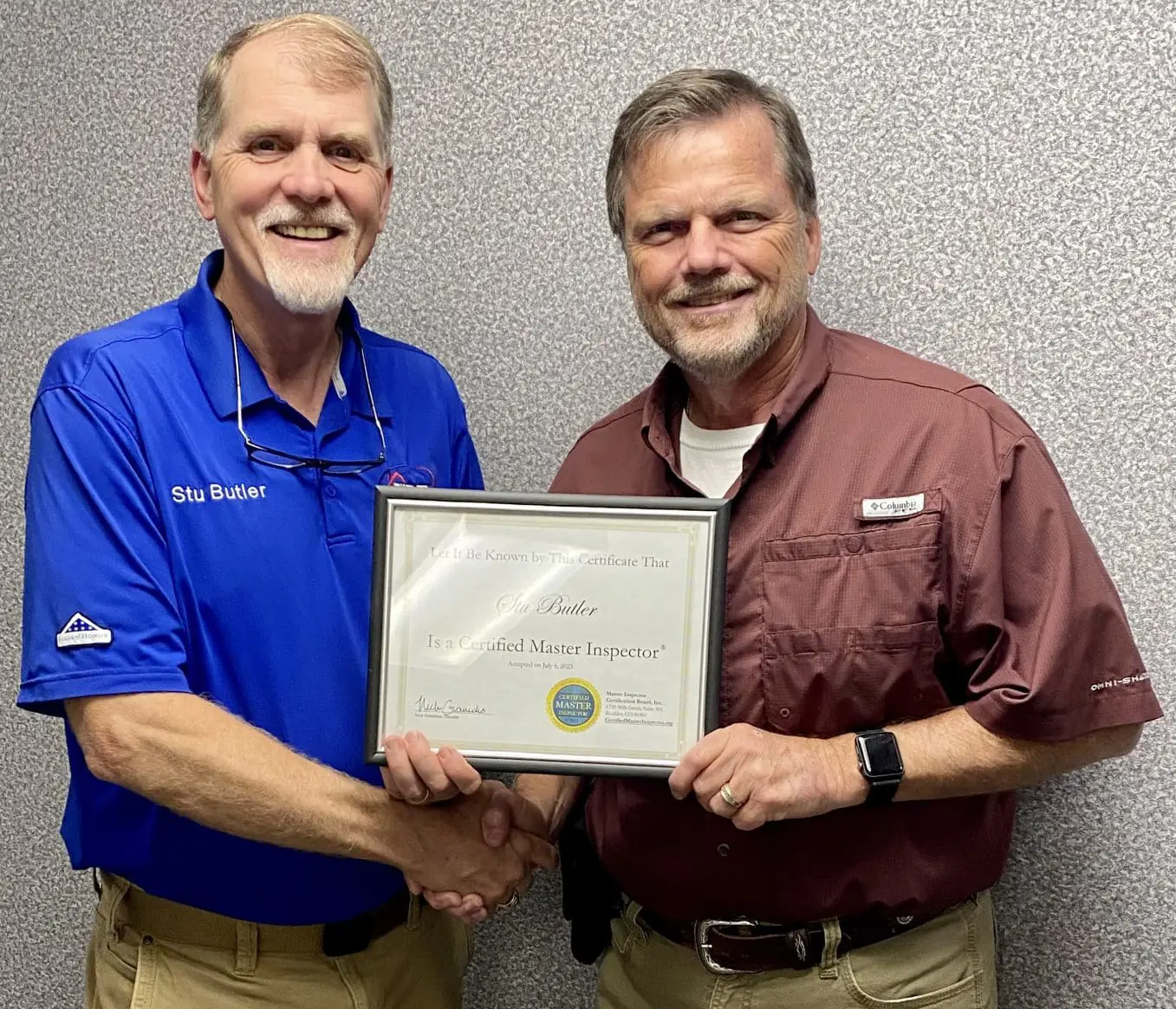 Stu Butler CMI Certification